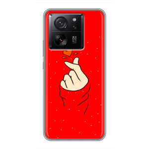 Чехлы (Знак сердечка) на Meizu 22 – Сердце на красном