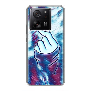 Чехол с принтом для Meizu 22 (AlphaPrint - Знак сердечка)