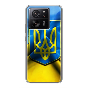 Чехол с картинкой (Патриотический ГЕРБ) на Meizu 22 – Герб и Флаг Украины