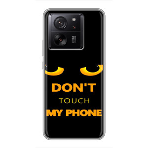 Чехол с Прикольным принтом на Meizu 22 (Не трогай мой телефон)