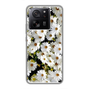 Чехол с ромашками на Meizu 22 – Рамка в ромашках