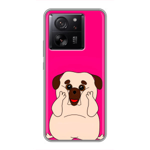 Чехол (ТПУ) Милые собачки для Meizu 22 (Веселый Мопсик)