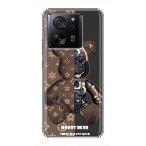 Чехол с брендом Луи Витон на Мейзу 22 – Мишка робот