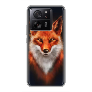 Чехол с принтом лисички на Мейзу 22 – Лиса на черном