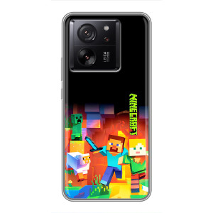 Чехлы для Meizu 22 (Персонажи Майн Крафт) (Герой Майнкрафт)