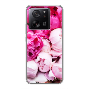 Силіконовий бампер з принтом (квіточки) на Мейзу 22 (Півонії)