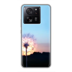 Силиконовый Чехол с одуванчиками на Meizu 22 – Закат с одуванчиком