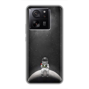 Силиконовый Чехол с принтом "Космонавты" на Meizu 22 – Космонавт романтик