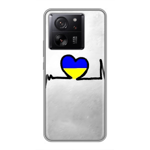Силиконовый Чехол на Meizu 22 (Я-Украина) – Украинская кардиограмма