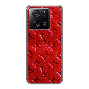 Текстурный Чехол Louis Vuitton для Мейзу 22 (Красный ЛВ)