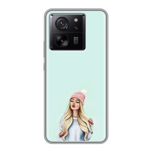 Силіконовый Чохол на Meizu 22 з картинкой Модных девушек (В шапці)