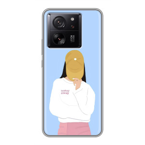Силіконовый Чохол на Meizu 22 з картинкой Модных девушек (Жовта кепка)