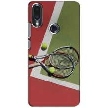Чехлы с принтом Спортивная тематика для Meizu Note 9 – Ракетки теннис