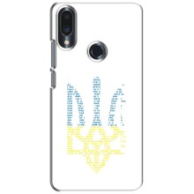 Чохли для Meizu Note 9 Укр. Символіка (AlphaPrint) (Герб з букв)