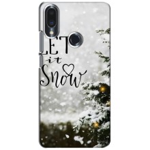 Новорічні, Святкові Чохли для Meizu Note 9 - 2024 год – Let it snow