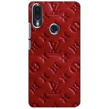 Текстурный Чехол Louis Vuitton для Мейзу Нот 9 – Красный ЛВ