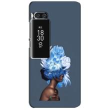 Чехлы (ART) Цветы на Meizu Pro 7 Plus (VPrint) (Квіти на голові)