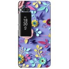 Чохли з квітами для Meizu Pro 7 Plus (VPrint) (Дизайн квітів)