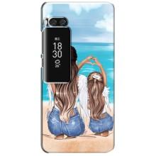 Чехол с печатью для Meizu Pro 7 Plus - (Мама с ребенком) (AlphaPrint)