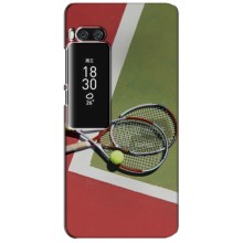 Чехлы с принтом Спортивная тематика для Meizu Pro 7 Plus – Ракетки теннис