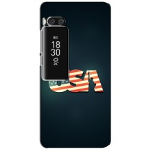 Чехол Флаг USA для Meizu Pro 7 Plus – USA