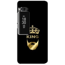 Чехол (Корона на чёрном фоне) для Мейзу Про 7 Плюс – KING