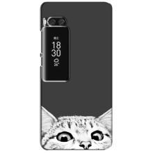 Чохол на Мейзу Про 7 Плюс з Котиками (VPrint) (Виглядає котик)