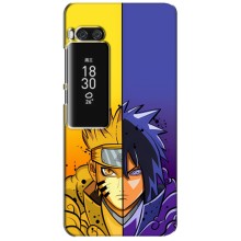 Купить Чехлы на телефон с принтом Anime для Мейзу Про 7 Плюс – Naruto Vs Sasuke