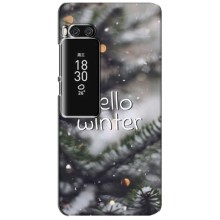 Новорічні, Святкові Чохли для Meizu Pro 7 Plus - 2024 год (Hello winter)