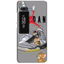 Силиконовый Чехол Nike Air Jordan на Мейзу Про 7 Плюс (Air Jordan)