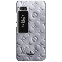 Текстурный Чехол Louis Vuitton для Мейзу Про 7 Плюс – Белый ЛВ