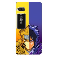 Купить Чехлы на телефон с принтом Anime для Мейзу Про 7 – Naruto Vs Sasuke