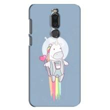 Чехол Unicorn на Meizu X8 (Единорог космонавт)