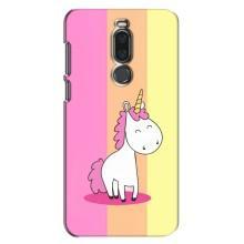 Чехол Unicorn на Meizu X8 (Радужный Единорог)