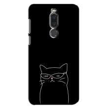 Чехол с рисунком кот на Meizu X8 – Равнодушный кот