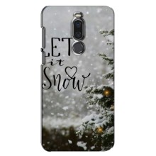 Новорічні, Святкові Чохли для Meizu X8 - 2024 год – Let it snow