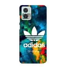 Чехлы Адидас для Motorola Edge 30 Neo (AlphaPrint) (Яркий Адидас)