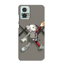 Чохли для Motorola Edge 30 Neo - Bearbrick Louis Vuitton (PREMIUMPrint) (Беарбрік Джордан)