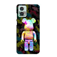 Чехлы для Motorola Edge 30 Neo - Bearbrick Louis Vuitton (PREMIUMPrint) (Яркий Bearbrick)