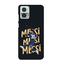 Чехлы для Motorola Edge 30 Neo (Leo чемпион) (AlphaPrint) (Messi ПСЖ)