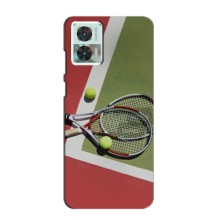 Чехлы с принтом Спортивная тематика для MOTO Edge 30 Neo – Ракетки теннис