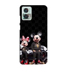 Чехол Disney Mouse Motorola Edge 30 Neo (PREMIUMPrint) (Семья Маусов)