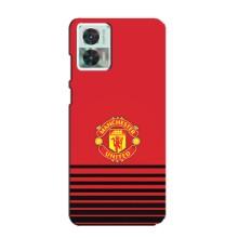 Чехол Манчестер Юнайтед для Мото Ейдж 30 Нео (AlphaPrint) (manchester united)