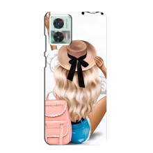 Чехол с печатью для Motorola Edge 30 Neo - (Мода) (AlphaPrint) (Путешествие)