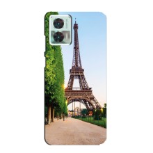 Чехол Эйфелева Башня для Motorola Edge 30 Neo - (AlphaPrint) (Дорога в Париж)