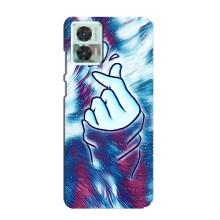 Чехол с принтом для Motorola Edge 30 Neo (AlphaPrint - Знак сердечка)