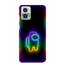 Чехол Амонг Ас для Motorola Edge 30 Neo (AlphaPrint) (Яркий скин)