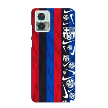 Чехол для Motorola Edge 30 Neo (Барселона) – Фанат Барсы