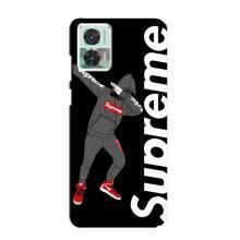 Чехол для Motorola Edge 30 Neo с картинкой Supreme (AlphaPrint)