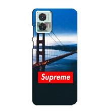 Чехол для Motorola Edge 30 Neo с картинкой Supreme (AlphaPrint)